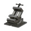 Globe machine vise for drilling machines L jaws 100 mm, QKD100 series
