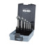 Set of countersinks HSS shape C 90° with long cylindrical shanks in a plastic case, 6 items