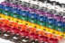 MA-55-R Markers (clips) on the cable, snap-on D 4-5.5mm, "0"-"9", 10 colors (100 pcs.)