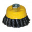 Brush for the ear M14/65 mm, cup, twisted steel