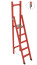 SSV-2.2TM fiberglass stepladder with vertical support, Telecom, metal end caps (Soft ground), h=2370mm, h of the working platform=1300mm, steps.5