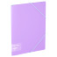 Berlingo "Haze" A4 elastic band folder, plastic, 600 microns, lilac, soft touch