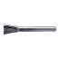Carbide borehole reverse cone N d8 double notch