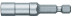 890/4/1 битодержатель с пружинным стопорным кольцом, хвостовик 1/4" E 6.3, для бит 1/4" С 6.3, 57 мм