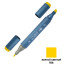 Double-sided marker for sketching Gamma "Studio", light yellow, triangular body, bullet-shaped /wedge-shaped. tips