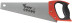 Hacksaw on wood, small red-hot tooth 12 TRI, 3D sharpening, layer.Rubberized handle 350 mm