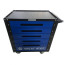 GWT-B5 tool cart (5 boxes, wheels with brake, blue)