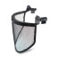 Protective face shield with mounting on a protective helmet made of STEEL, 20 pcs.