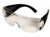 Safety glasses, open type, transparent, black shackles