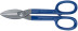 D146-250 Metal scissors, American, left, cut: 1.0 mm, 250 mm, high-quality steel, straight cut