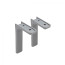 Shelf holder regomensol 12cm grey AKS (1kpl=2 pcs)