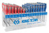 Stand with standard screwdrivers, series 1421, 1422, 96 pieces KING TONY 31416MR