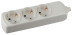 Block ERA K-3e 3 sockets with earthing white