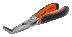Long pliers with curved jaws, 200mm 2427 GC-200IP