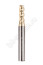 End milling cutter c/x tv.sp. f3 L=50 Z4 ZrN on stainless steel and titanium