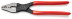 Car cone pliers, Ø 6/10 mm, straight, L-200 mm, narrow (head thickness 3.5 mm), for hard-to-reach places, black.