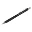 Mechanical pencil Munhwa "Shark" 0.5mm, with eraser, black