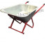 Construction wheelbarrow 150l MI (without wheels/two-wheeled)