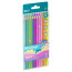Berlingo "SuperSoft" colored pastel pencils. Pastel", 12 colors., sharpened., European weight