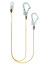 Fireproof double adjustable rope sling without shock absorber Vesta model Vd (O) length 2 meters
