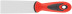 Spatula, stainless steelsteel, rubberized handle 40 mm