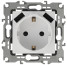 Розетка ЭРА Elegance 14-4109-01 2P+E 16A-250В со шторками с 2xUSB 5В-3А белый