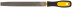 Напильник, прорезиненная ручка, плоский 200 мм