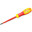 Dielectric screwdriver 1000V DUEL straight slot Sl5.5x125 mm, length 205mm, DE01-055-125