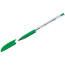 Ручка шариковая Berlingo "Triangle 110" зеленая, 0,7 мм, трехгран., грип