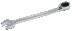 Combination keys with ratchet 11/16", chrome plated