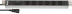 SHT19-6IEC-F-2.5IEC Блок розеток для 19" шкафов, горизонтальный, 6 розеток IEC320 C13, защита от перенапряжения (сменный блок), кабель питания 2.5м (3х1.0мм2) с вилкой IEC320 C14 10A, 250В, 482.6x44.4x44.4мм (ДхШхВ), корпус алюминий