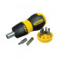 Multibit Stubby Ratchet Screwdriver with 6 Replaceable Bits STANLEY 0-66-358