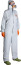 Reusable JPC-175 Carbo-Master (S) antistatic painting jumpsuit, made of polyester fabric, with carbon fiber, impregnated with Teflon, light gray, - 1 pc.