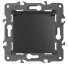 Розетка ЭРА Elegance 14-2103-05 с заземлением 2P+E Schuko со шторками с крышкой 16A-250В IP20 антрацит