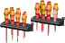Kraftform Big Pack 100 VDE Set of Dielectric Screwdrivers with two stands, 14 items