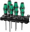367/7 TORX® HF Kraftform Plus Screwdriver Set with fixing fastener + stand, 7 items
