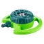 Garden sprinkler, 9 functions, plastic with metal irrigation systemstable base