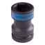 End impact head 1", Square 17 mm x Hex 35 mm, footboard KING TONY 85451735M