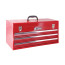 Tool box, 3 drawers and a compartment, red MASTER 511-03530R