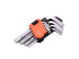 A set of HEX imbus keys, 1.5-10 mm, CrV, 9 pcs.// HARDEN