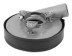 The sewn MESSER casing for the ear for grinding (type A1). The diameter of the grinding cup is 125 mm.