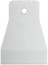 White rubber spatula 60 mm