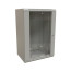 WRline WR-TW-1866-GP-RAL7035 Шкаф настенный 19-дюймовый (19"), 18U, 908x600х600мм, стеклянная дверь, цвет серый (RAL 7035) (разобранный)
