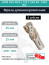 Концевая фреза длиннокромочная D25 мм, 8 зубьев HF90 D25 W25 L120 Z 2X4 AP..1003 ISO / пластина APKT 1003