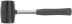 Киянка резиновая, металлическая ручка 55 мм (450 гр)
