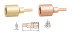 Socket head with external hexagon (1/4"-3 mm) intrinsically safe alloy AlCu 111A-1002, HORTZ
