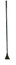 Ice axe with axe B-2 (welded) with metal handle powder-coated handle diameter - 22mm, handle length - 1.2m