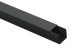 Cable channel ERA KK-B-25-25 black 25x25mm