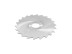 Milling cutter 160 x 2 x 32 Z = 22 slotted type 3 HSS with hub, without keyway GOST 2679-93 Beltools