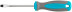 Screwdriver, CrV steel, rubberized handle SL6 x 100 mm